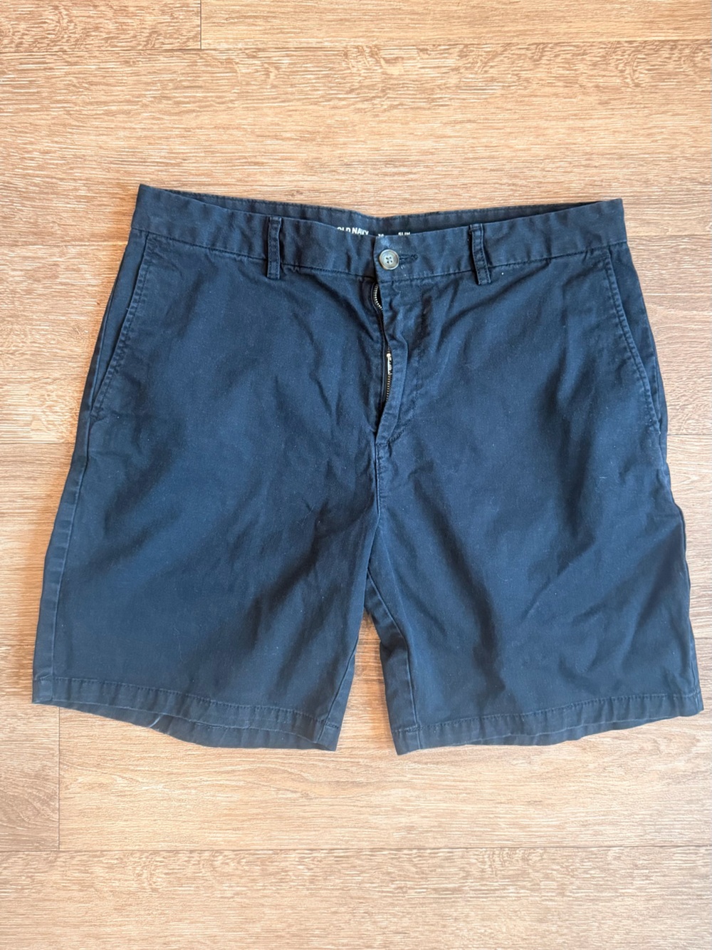 Men's Classic Black Cotton Shorts